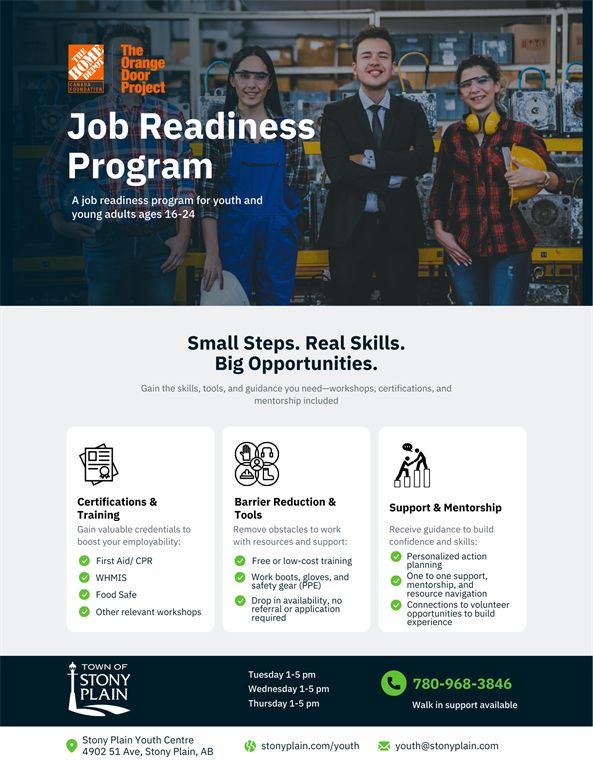 Youth Programs Booking Page