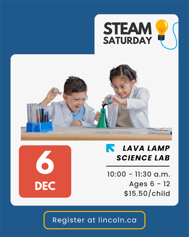 STEAM Saturday – Lava Lamp Science Lab